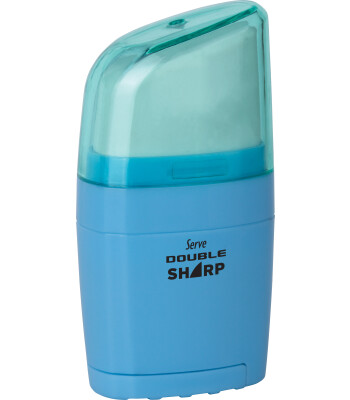 Serve Double Sharp Silgi + Kalemtıraş // G&ouml;k Mavisi