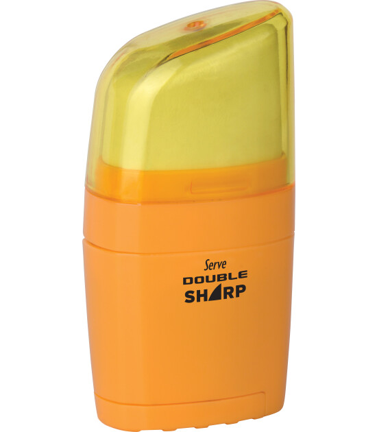 Serve Double Sharp Silgi + Kalemtıraş // Hardal Sarı