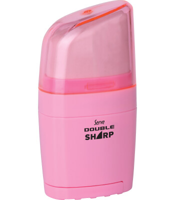 Serve Double Sharp Silgi + Kalemtıraş // Şeker Pembe