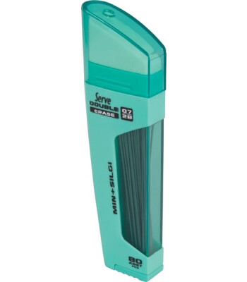 Serve Double Min + Kurşun Kalem Ucu - Silgi (0.7 mm) // Nane Yeşili