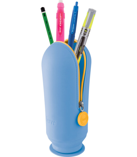 Serve Hoop Kalem Kutu // Gök Mavi