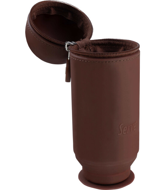 Serve Hoop-Up Kalem Kutu // Kahverengi