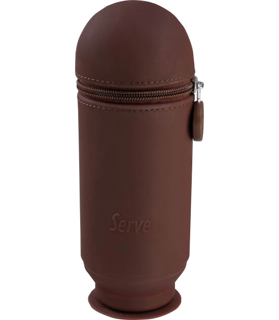 Serve Hoop-Up Kalem Kutu // Kahverengi