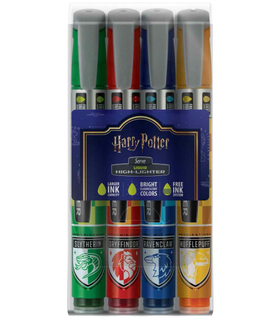 Serve Likit Kalem Harry Potter Damalı Blister (4 Adet)