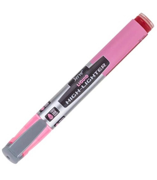 Serve Likit Marker Kalem // Pastel Pembe