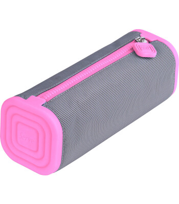 Serve Prismo Kare Kalem Kutu // Açık Gri - Şeker Pembe