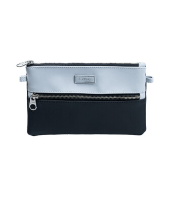 Serve S-Case Pu Çanta // Siyah - Gri