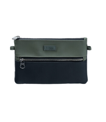 Serve S-Case Pu Çanta // Siyah - Haki