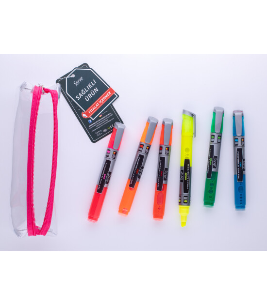 Serve Likit Fosforlu Kalem (6 Adet)