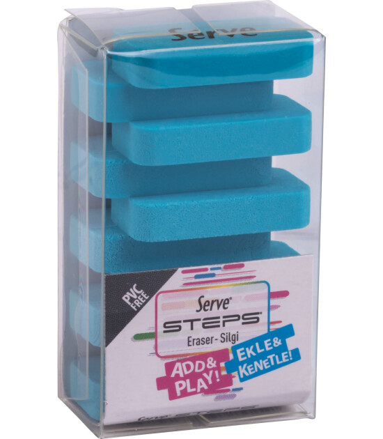 Serve Steps Silgi // Fosforlu Mavi