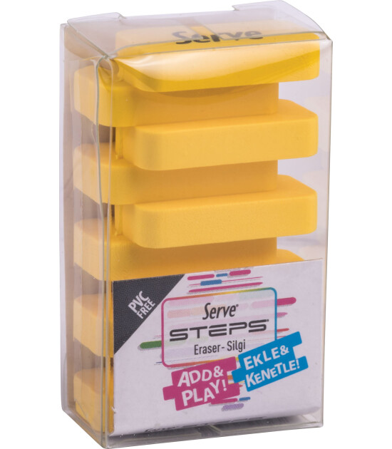 Serve Steps Silgi // Fosforlu Sarı