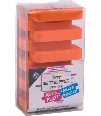 Serve Steps Silgi // Fosforlu Turuncu