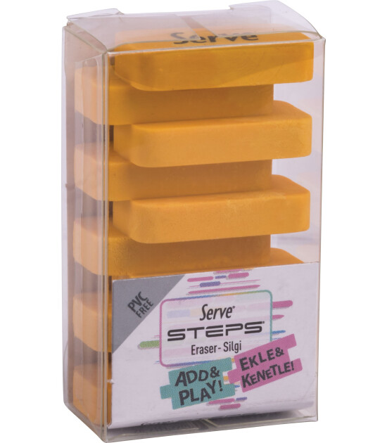 Serve Steps Silgi // Pastel Hardal Sarısı