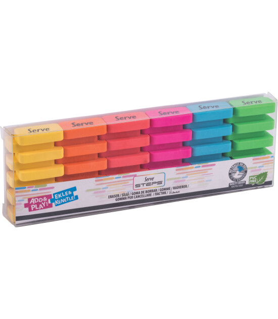 Serve Steps Silgi Fosforlu (6 Adet)