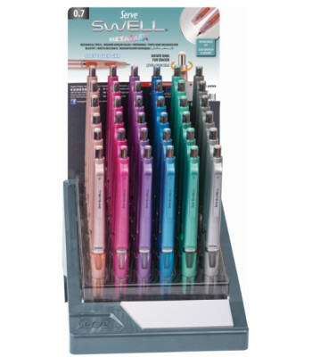 Serve Swell Mekanik Kurşun Kalem Metalik (36 Adet)