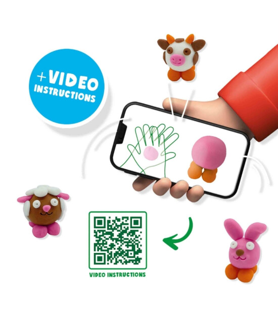 Ses Creative FunDo Oyun Hamuru // Çiftlik Hayvanları