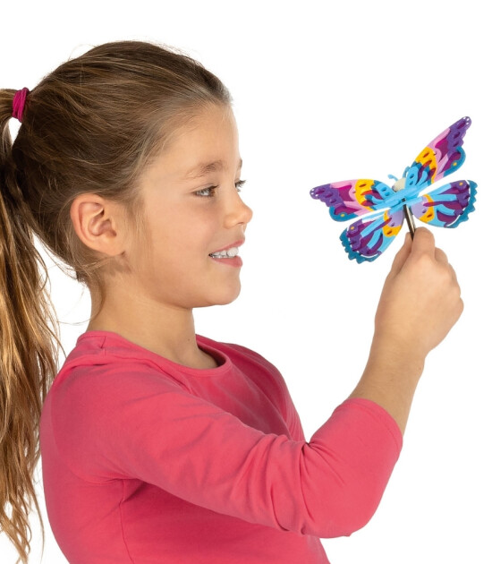 Ses Creative Ahşap Kelebekleri Dekore Edin Seti