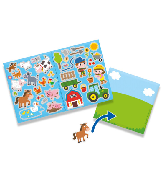 Ses Creative Tak Çıkar Pencere Sticker Set / Çiftlik