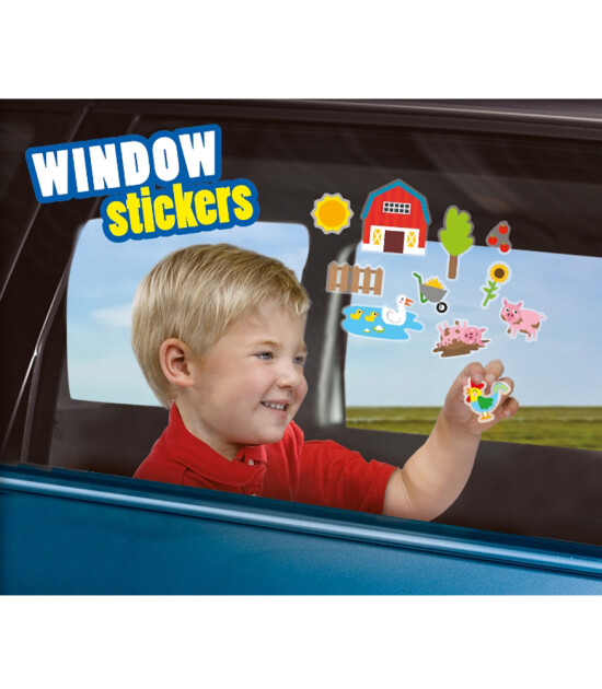 Ses Creative Tak Çıkar Pencere Sticker Set / Çiftlik