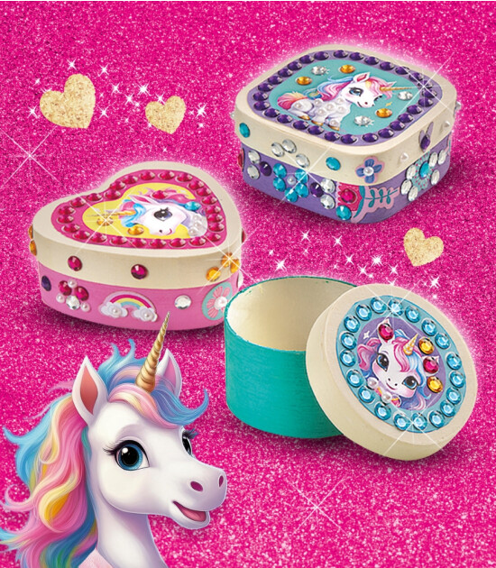 Ses Creative Ahşap M&uuml;cevher Kutusu Dekore Etme // Unicorn