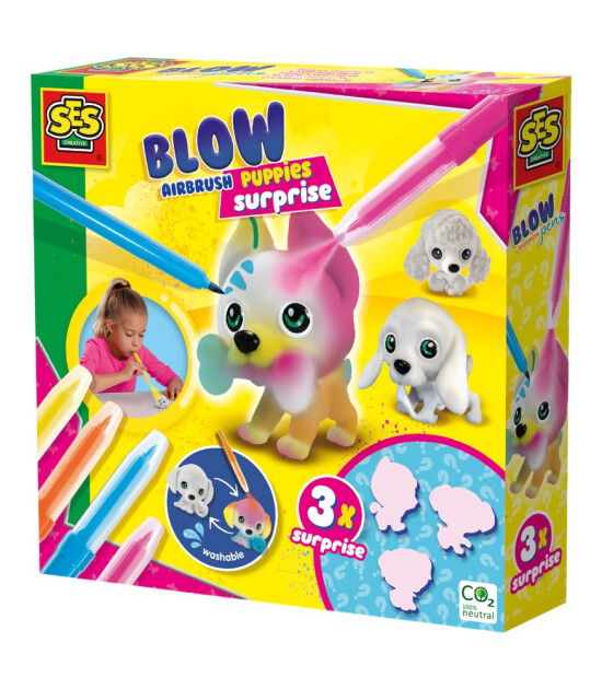 Ses Creative Boya &Uuml;fleme Kalemi (3 Adet) // K&ouml;pek