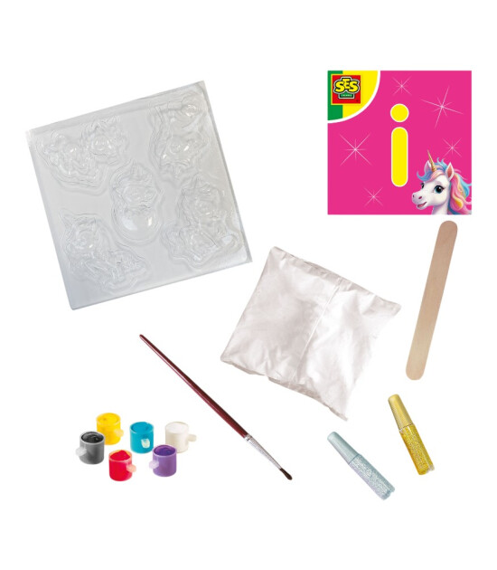 Ses Creative Kalıba D&ouml;k ve Boya // Bebek Unicorn