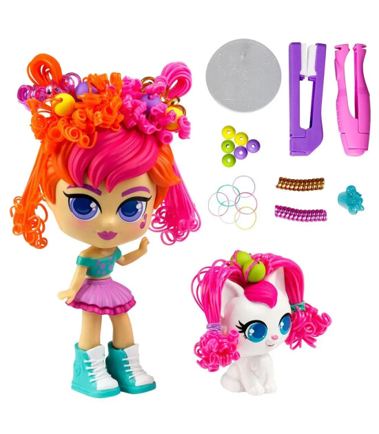 Silverlit Curli Girls Bebek ve Hayvan (2 Adet) // Mei Li - Lulu