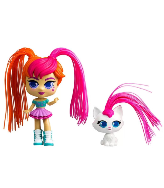 Silverlit Curli Girls Bebek ve Hayvan (2 Adet) // Mei Li - Lulu