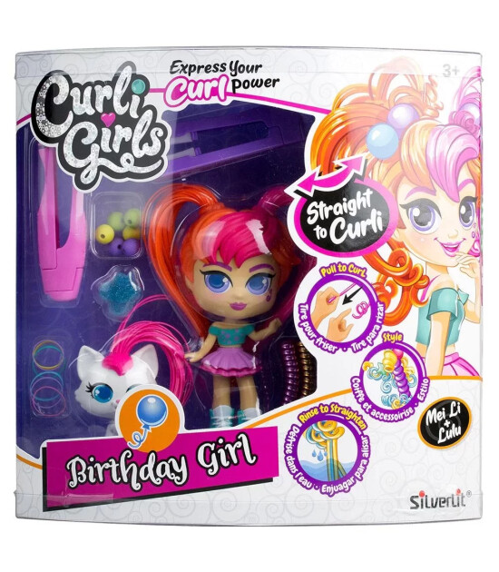 Silverlit Curli Girls Bebek ve Hayvan (2 Adet) // Mei Li - Lulu