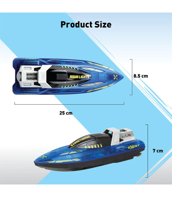 Silverlit Exost Aqua Lights Uzaktan Kumandalı Sürat Teknesi 20606