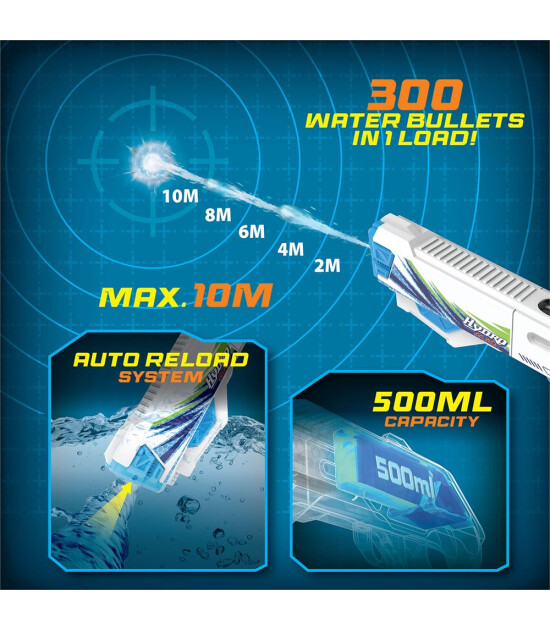 Silverlit Hydro M.A.D. Elektrikli Su Tabancası Mavi 81150