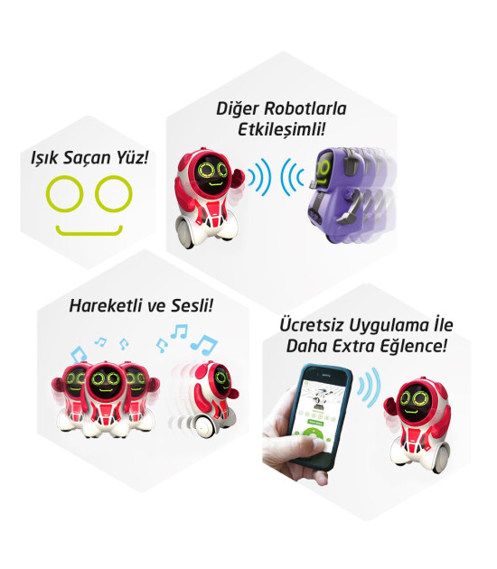 Silverlit Pokibot Robot Kırmızı