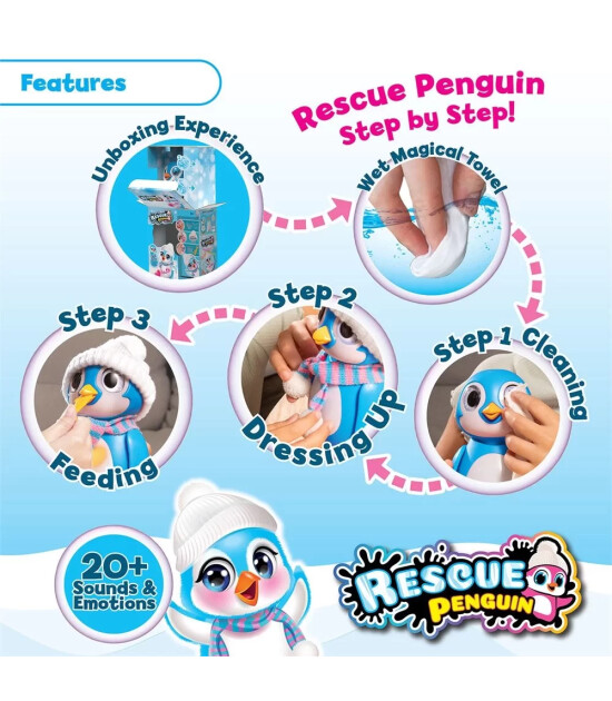Silverlit  Rescue Penguin 88652 - Mavi                            