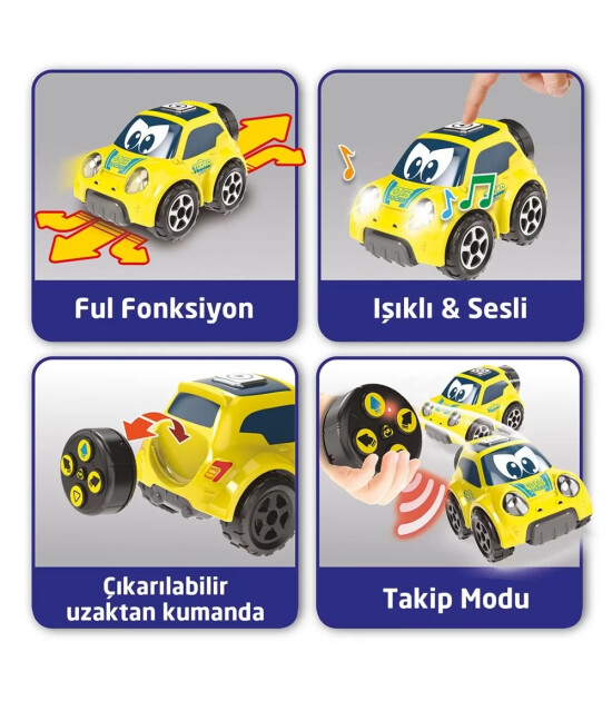 Silverlit Tooko Beni Takip Et Crossroad Kumandalı Aracım // Sarı