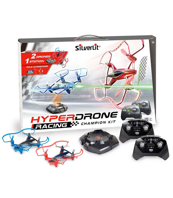 Silverlit  HyperDrone Yarış Şampiyona Kiti 2.4G - 4CH Gyro Çift Dr
