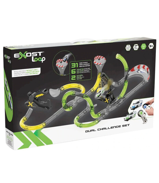 Silverlit  Exost Tüp İki Araçlı Yarış Seti                        
