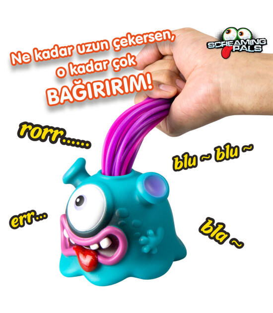 Silverlit  Screaming Pals Bağıran Canavarlar - Yeşil              