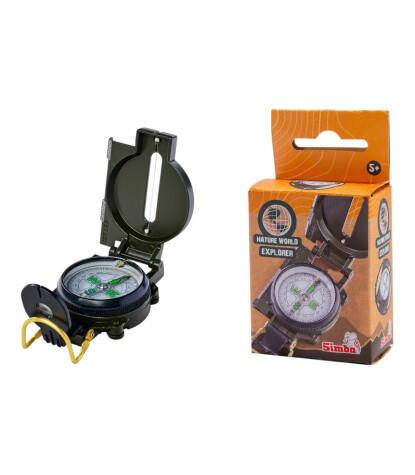 Simba Nature World Explorer Compass Metal Housing Pusula