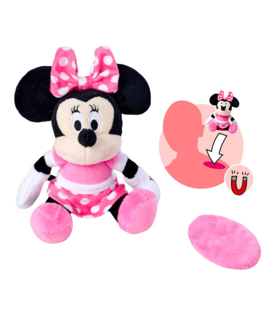 Disney Minnie Manyetik Peluş Figür (12 cm)