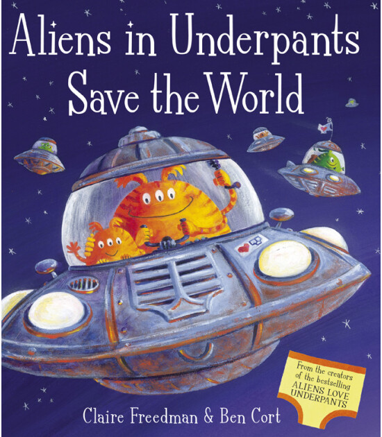 Simon & Schuster Aliens in Underpants Save the World