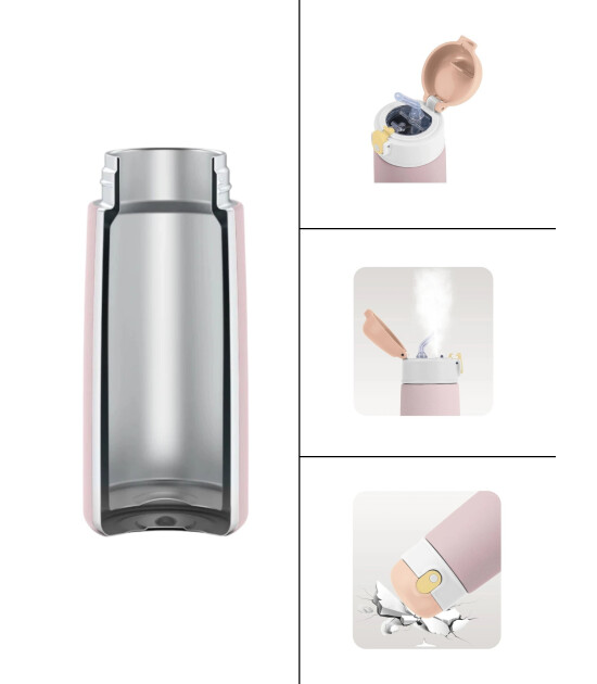 Sipnjoy SipSquad Çocuk Su Termosu (480 ml) // Giggle Giraffe
