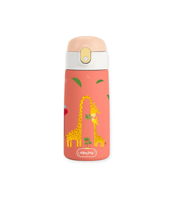 Sipnjoy SipSquad Çocuk Su Termosu (480 ml) // Giggle Giraffe
