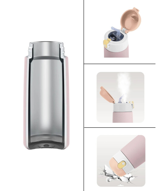 Sipnjoy SipSquad Çocuk Su Termosu (480 ml) // Twisty Joy