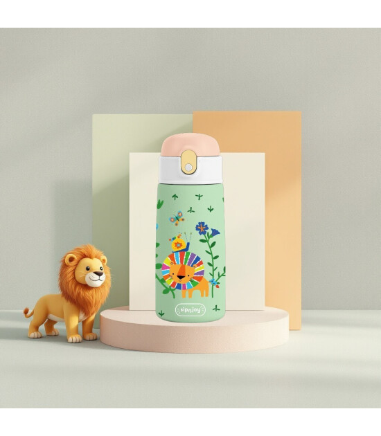 Sipnjoy SipSquad Çocuk Su Termosu (480 ml) // Lively Roar