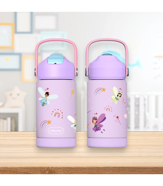 Sipnjoy FlipSip Çocuk Su Termosu (360 ml) // Fairy Sparkle