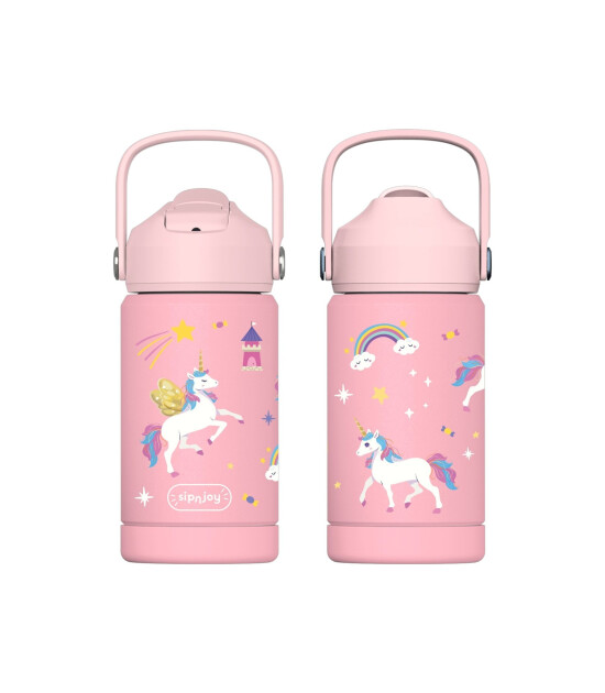 Sipnjoy FlipSip Çocuk Su Termosu (360 ml) // Golden Horn