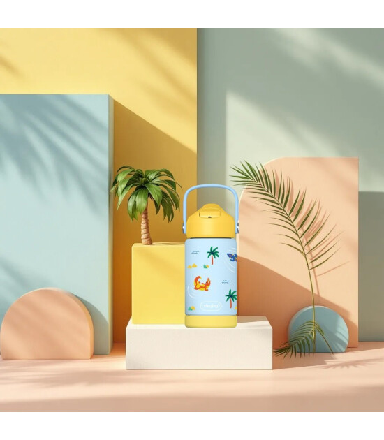 Sipnjoy FlipSip Çocuk Su Termosu (360 ml) // Snappy Croc
