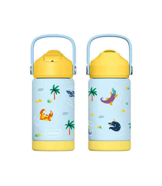 Sipnjoy FlipSip Çocuk Su Termosu (360 ml) // Snappy Croc