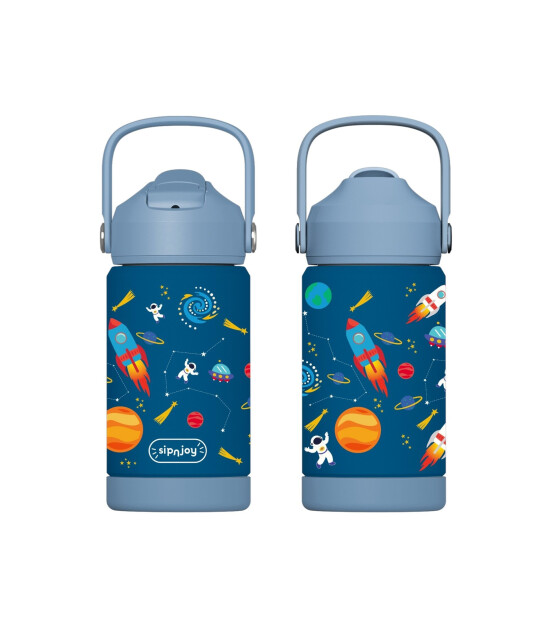 Sipnjoy FlipSip Çocuk Su Termosu (360 ml) // Star Explorer