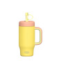 Sipnjoy HandleHug Tumbler Termos Pipetli Suluk (550 ml) // Sarı